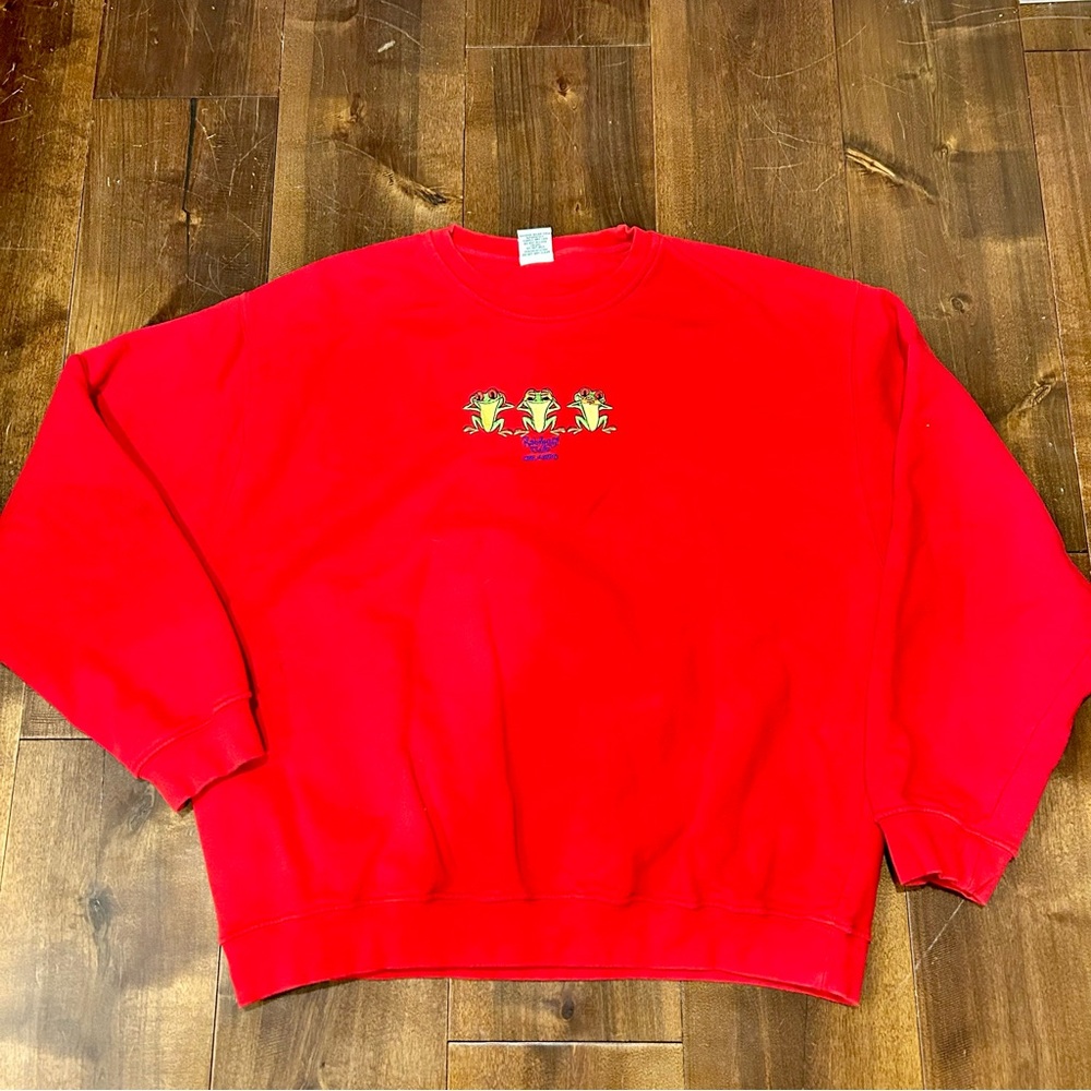 Rainforest Cafe Sweatshirt with Tree Frog Design